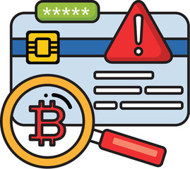 Bitcoin Fraud Icon