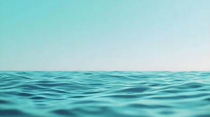 Obraz premium Calm Ocean Waves Abstract