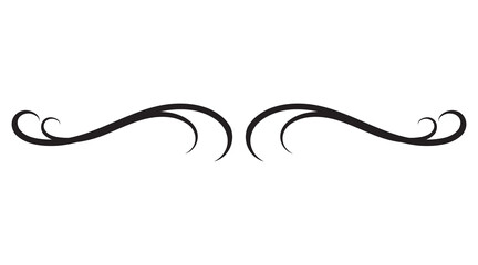 Love Heart Curve line drawing Vector