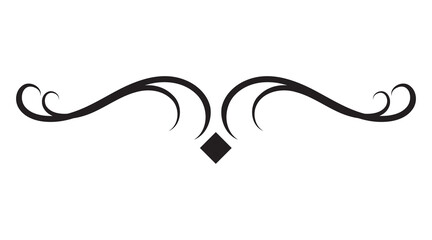 Love Heart Curve line drawing Vector