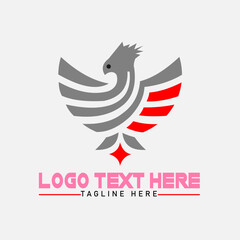 Obraz premium Eagle mascot logo design, Animal mascot logo, Mascot brand logo