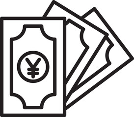 Yuan Renminbi Bank Icon