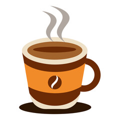 cup of coffee with steam