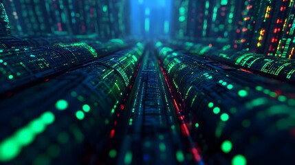 Futuristic Server Room