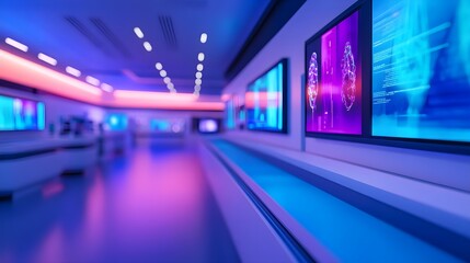 Futuristic Tech Corridor