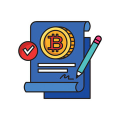 Bitcoin assignment Icon