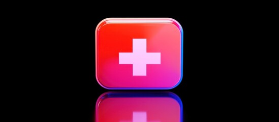 Obraz premium Modern first aid glyph icon, emphasizing detailed design for quick medical response.