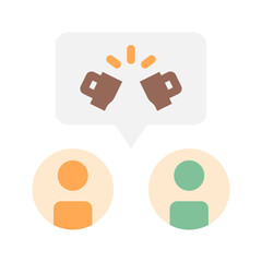 people talk flat style