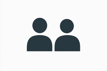 Interpersonal connections symbolized by a modern contact glyph icon.