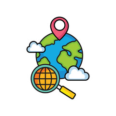 Global Location Icon