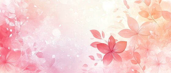 Fototapeta premium Colorful floral background design