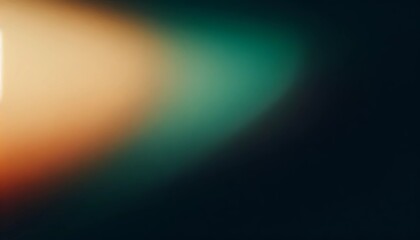 Obraz premium A close-up of a smooth, green and black gradient background with grainy texture, created with A.I generativo