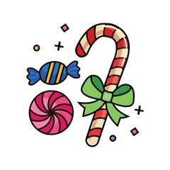 Candy Cane Icon