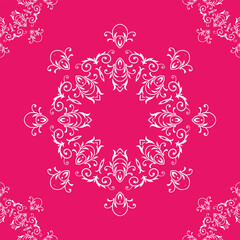 Damask Wallpaper Patterns Sari Pattern Arabic Pattern Mehndi Designfolk Embroidery, Aztec Ornament Print. Design for Carpet, Wallpaper, Clothing, Wrapping, Fabric