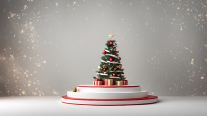 Obraz premium 3D podium Christmas