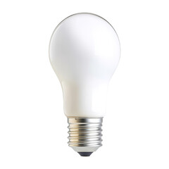 White Light Bulb with Silver Base