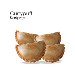 Tradisional Malay Food Kuih Karipap