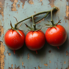 tomatoes on the vine