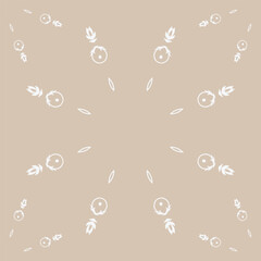 Damask Pattern Design Arabesque Islamic Flower Pattern Folk Embroidery, Aztec Ornament Print. Design for Carpet, Wallpaper, Clothing, Wrapping, Fabric