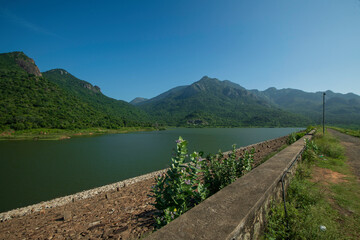 lake in the mountains