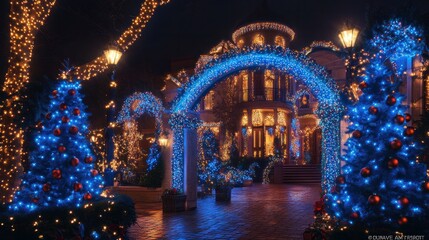 Elegant 2025 holiday season cheer and lights