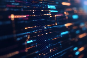 Obraz premium Abstract Digital Data Flow