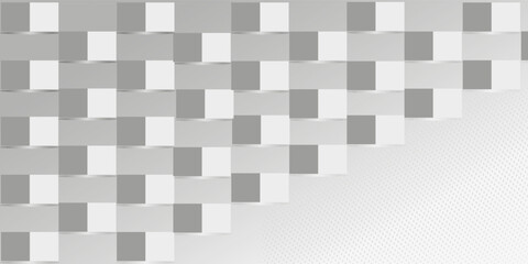 3d design with grey background with halftone effect with elegant color
