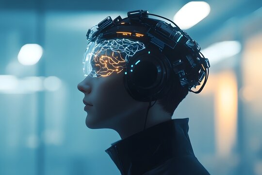 Innovative Brain Computer Interface Enabling Telepathic Communication and Real Time Cognitive Data Analytics - Powered by Adobe