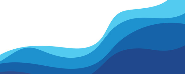 abstract blue wave background