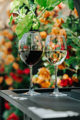 Fresh and tasty drinks with berries