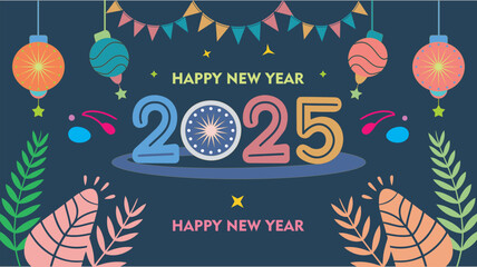 Vibrant New Year Celebration 2025