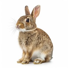 Fototapeta premium rabbit isolated on white background