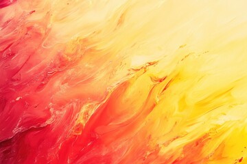 The abstract background is a red to yellow gradient for commercial use