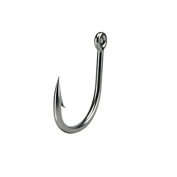 Steel Fish Hook Isolated On Transparent Background