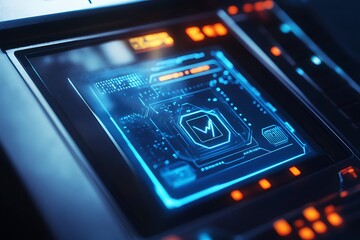 Futuristic Interface Display