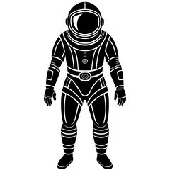 silhouette space suit model