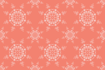 Damask Colour Sari Border Ndebele Traditional Pattern Art Folk Embroidery, Aztec Ornament Print. Design for Carpet, Wallpaper, Clothing, Wrapping, Fabric