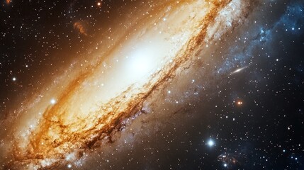 Ultra-diffuse galaxy, with faint stars spread out over a large area of space.