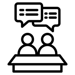 Business collaboration icon