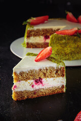 Delicious and fresh desserts for tea
