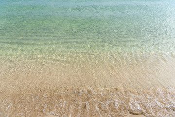 Mondello Beach in Palermo, Sicily, Italy