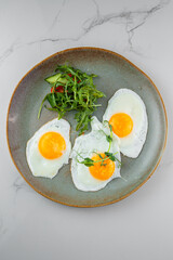 fresh and delicious breakfast served
