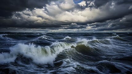 Obraz premium Heavy Clouds of an Approaching Cold Front