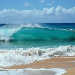 Fototapeta premium wave on the beach