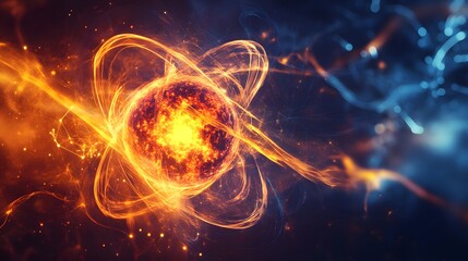 Nuclear Fission Radiation Emission Visualization