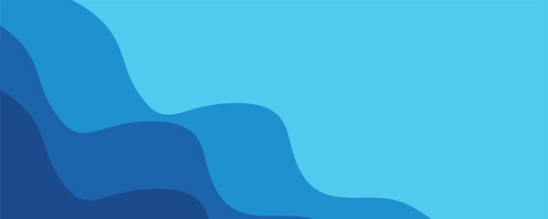 abstract blue wave background