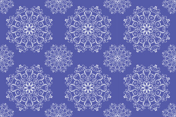 Damask Fabric Patterns Sari Pattern Geometric Pattern Wallpaper Folk Embroidery, Aztec Ornament Print. Design for Carpet, Wallpaper, Clothing, Wrapping, Fabric