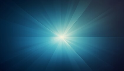 Obraz premium Blue light rays with glowing effect background