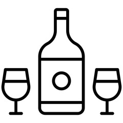 Wein Flasche Glas Winzer