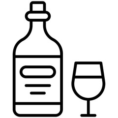 Wein Flasche Glas Winzer